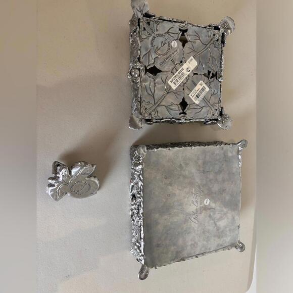 Set of Two Arthur Court Napkin Holders - Picture 9 of 9